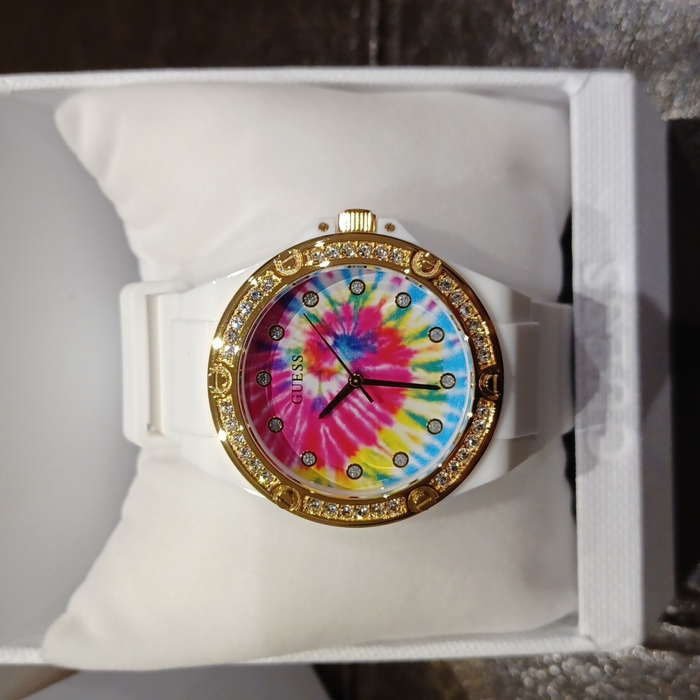 New Guess Tie Dye Watch